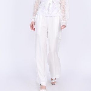 Gold Hawk White Cargo Wide Leg Pants- Pockets!  Excellent Condition. Small